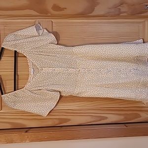 Size Large yellow floral dresss